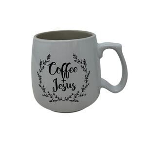Ceramic Faith-Inspired Coffee + Jesus Coffee Mug